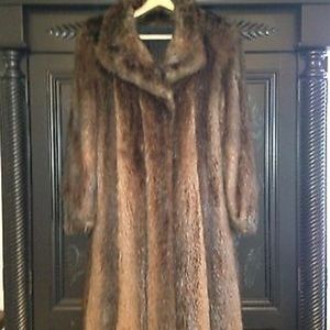 Two vintage gorgeous fur coats